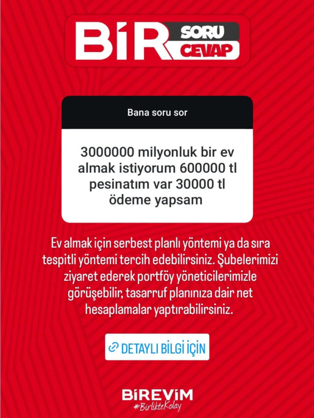 3 milyonluk bir ev…