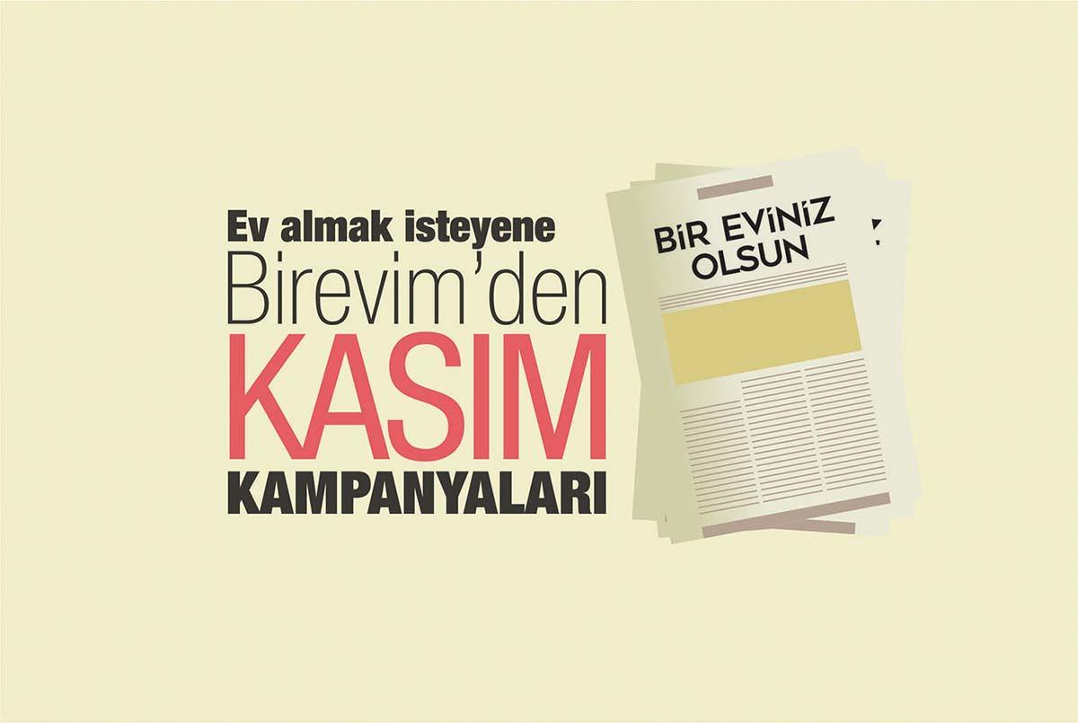 Kasım 2016 kampanyalarıyla ev almak çok daha kolay